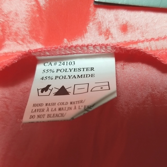 Red Coral Collection Crinkle Button Up Blouse - Picture 8 of 8